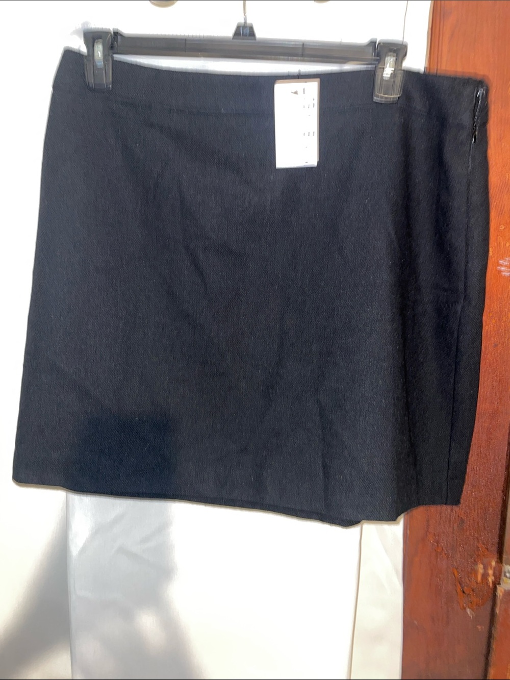 Nine West Black Midi Skirt - Clean A-Line Silhouette